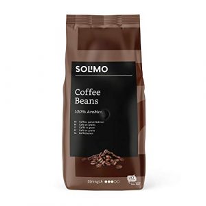 Amazon Brand - Solimo 100% Arabica Coffee Beans, 1 kg - Rainforest Alliance Certified