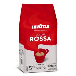 Lavazza Qualita Rossa, Arabica and Robusta Medium Roast Coffee Beans, Pack of 1 kg